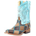 Kid's Insane In The Membrane Patchwork Cowboy Boots