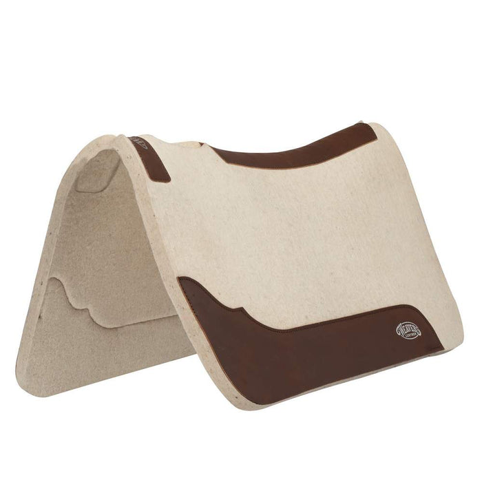 3/4in Contoured Steam Pressed Felt 28x30 Saddle Pad