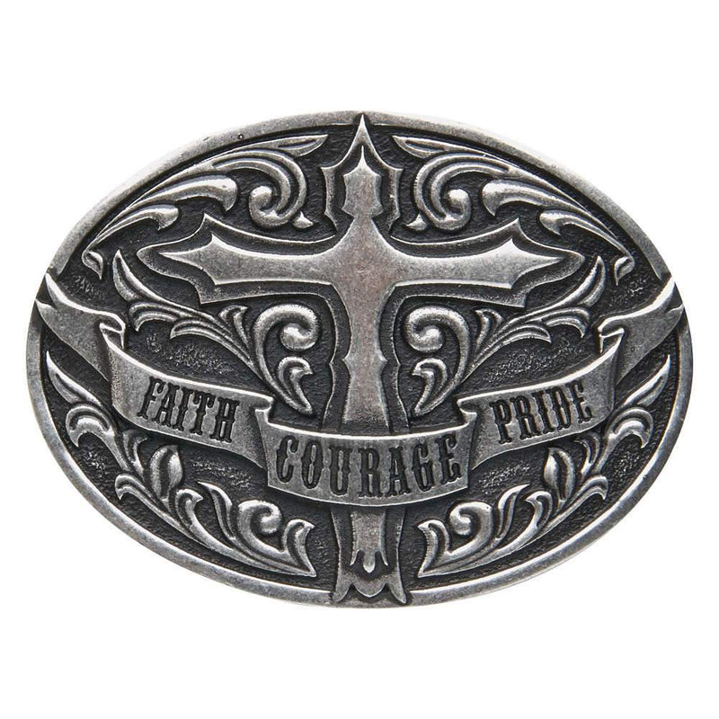 Faith, Couragge, Pride Buckle