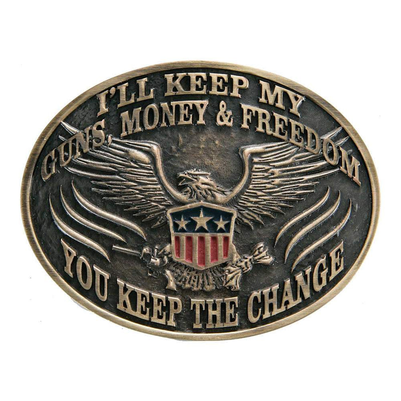 I'll Keep My Guns, Money & Freedom Buckle