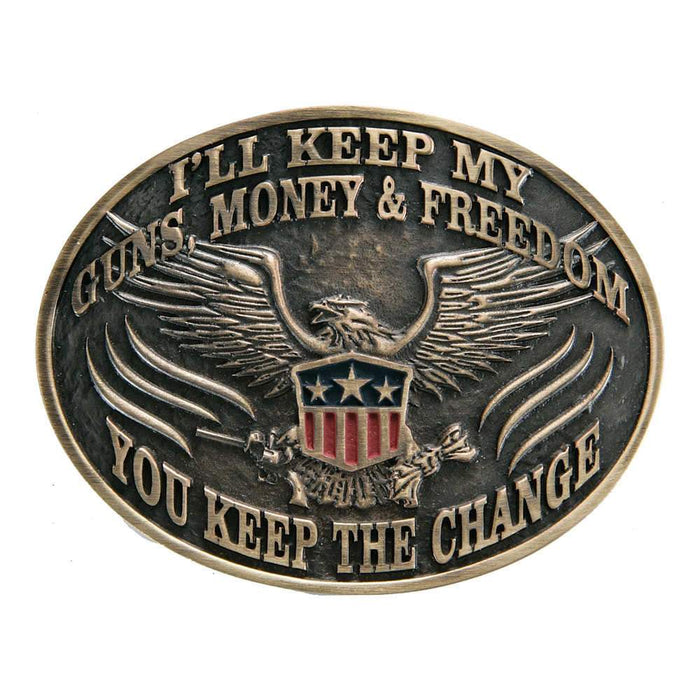 I'll Keep My Guns, Money & Freedom Buckle