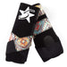 5 Star Equine Products Supplies Inc. 5 Patriot Front Splint Boots with Hand Painted Azteca Nativo Pull Tabs