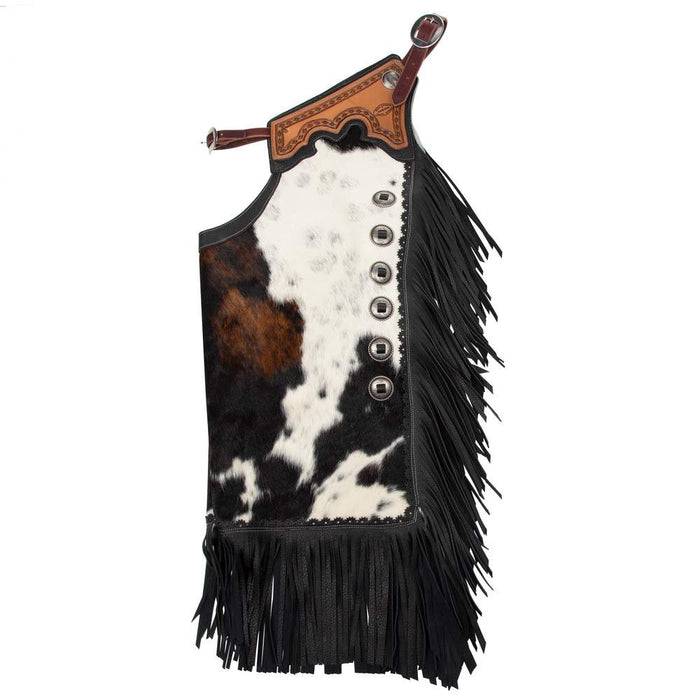 Rockin` Y Saddlery NRS Adult Hair-On Cowhide Leather Chinks