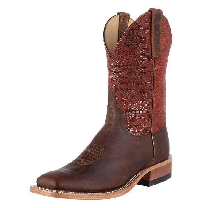 Women`s AB Elk Butt 10" Red Argentina Top Cowgirl Boot
