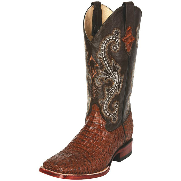 Men's Sport Rust Caiman Print Cowboy Boots
