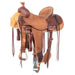Heavy Oil 1/2 Breed Basket Stamp Olin Young Ranch Roper Saddle