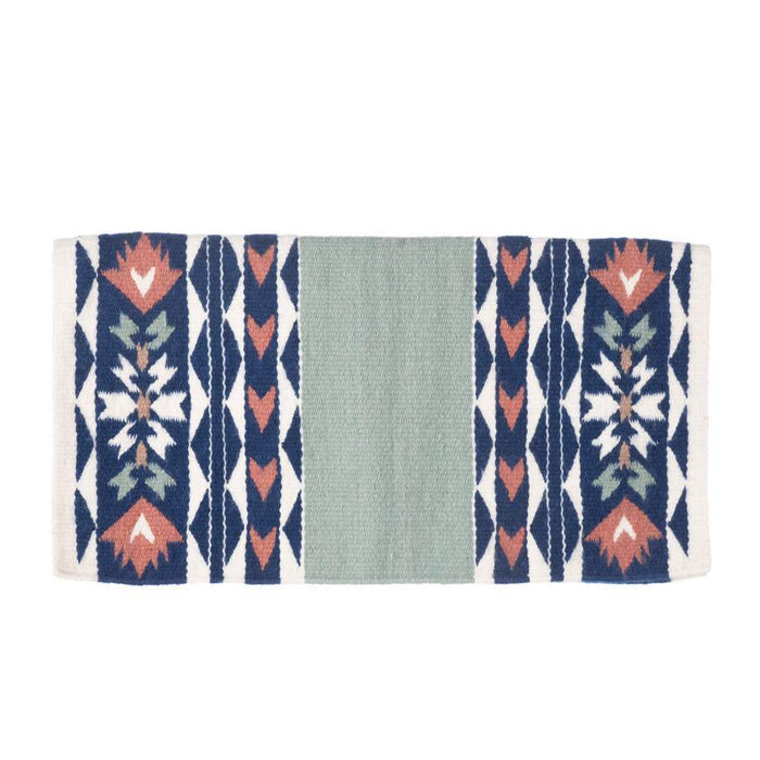 Exclusive Thistle Seafoam/Coral Saddle Blanket