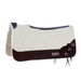 3/4 Inch Limited Edition Apex Western Sun Contour Felt Saddle Pad with Latigo Strings