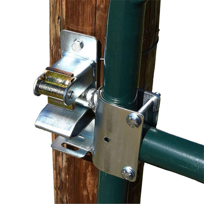 One-Way Lockable Gate Latch