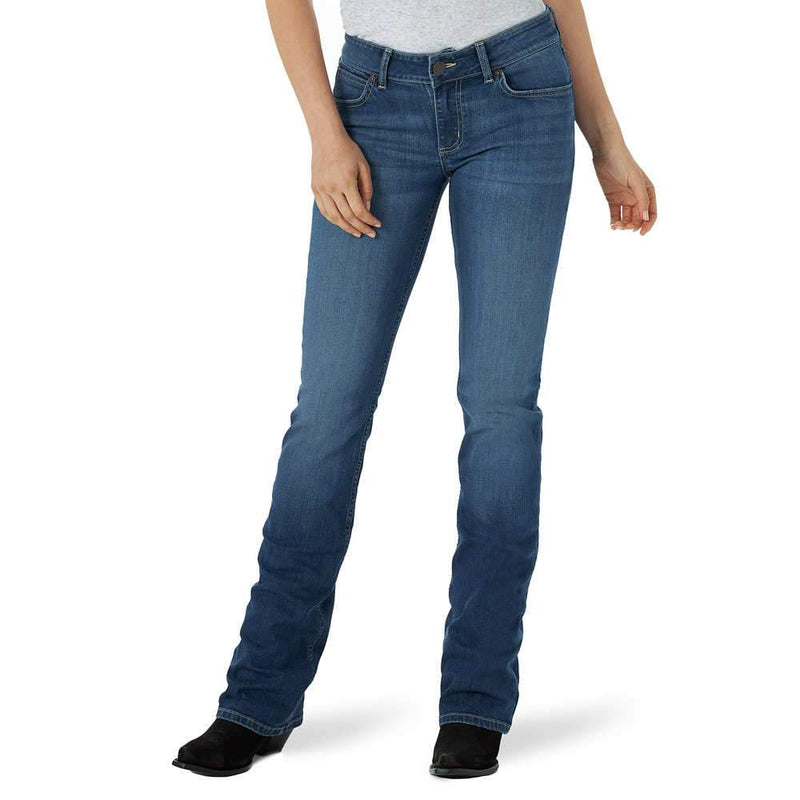 Women's Essential Mid Rise Bootcut Jeans