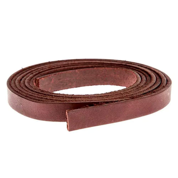 Saddle String 1/2x72 Burgundy