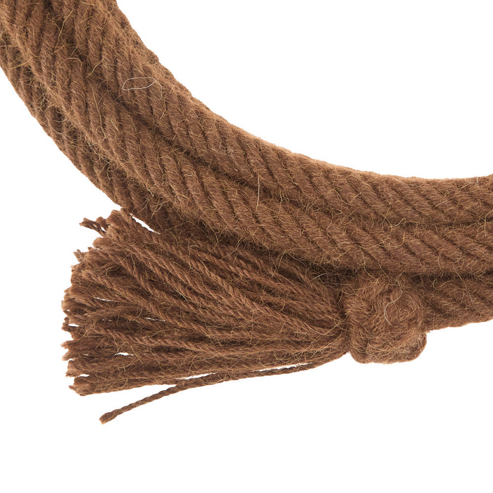 T3 Weavers 5/8in x 22ft Cherrywood 100% Alpaca Mecate Reins