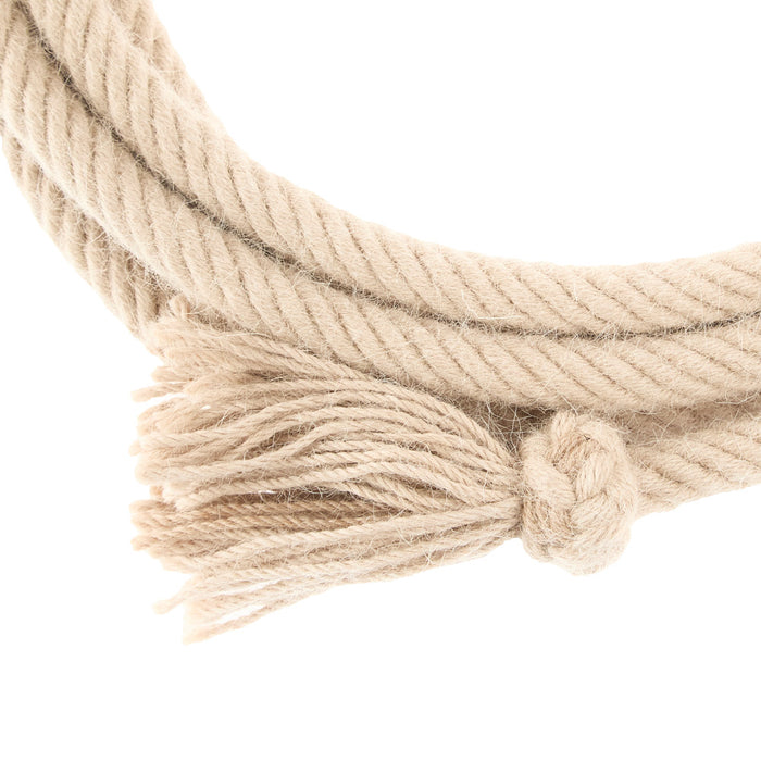 T3 Weavers 5/8in x 22ft Tan 100% Alpaca Mecate Reins