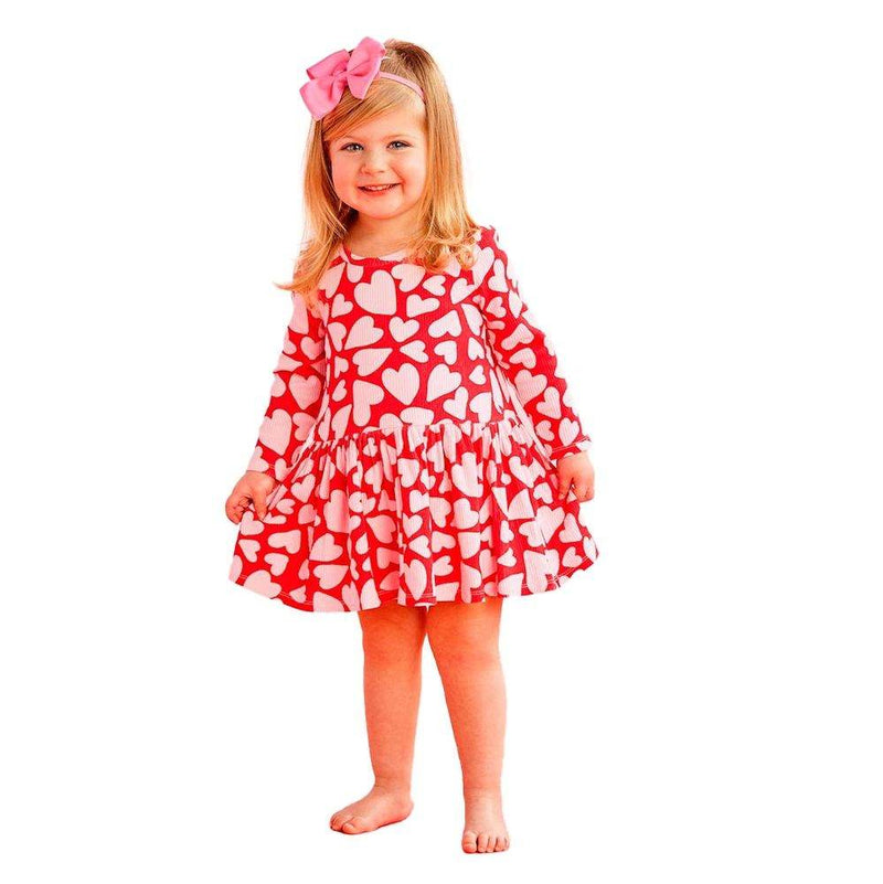 Mud Pie Girl's Heart T-Shirt Dress
