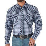 Men's 20X Competition Advanced Comfort Purple Plaid Snap Shirt