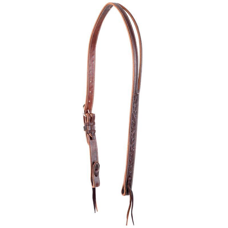 Ranahan Split Ear Chocolate Floral Headstall