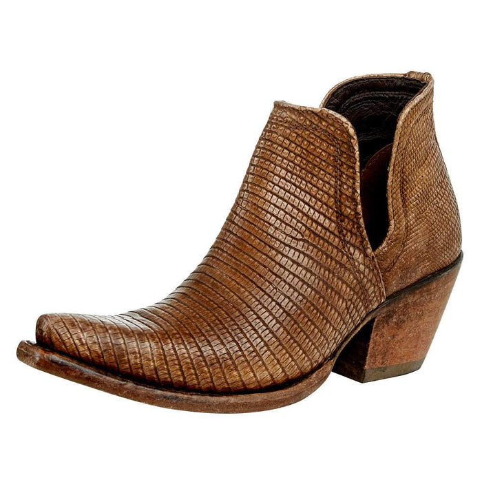 Ariat Women's Naturally Distressed Brown Dixon Lizard Western Boot