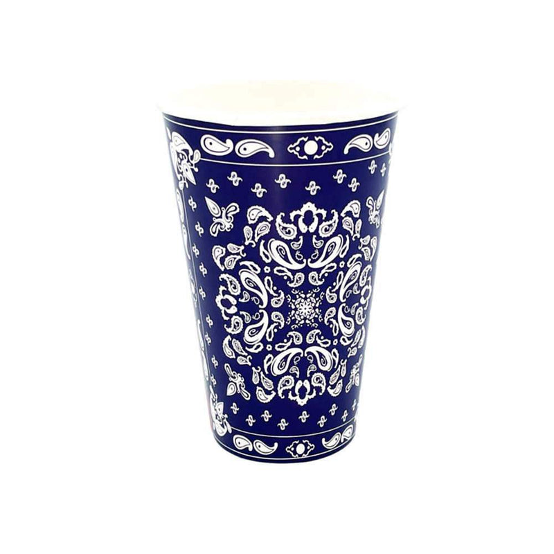 Party West Paper Goods Navy Bandana Cups