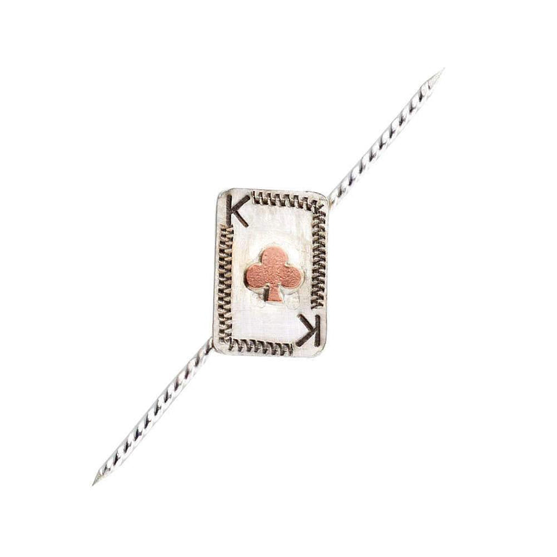 T5 Silver King Playing Card Double Ended Toothpick and Hat Accessory