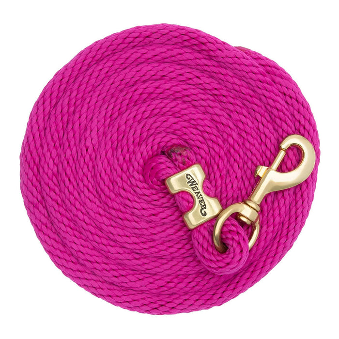 Poly Lead Rope with a Solid Brass Snap