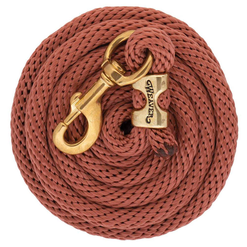 Poly Lead Rope with a Solid Brass Snap