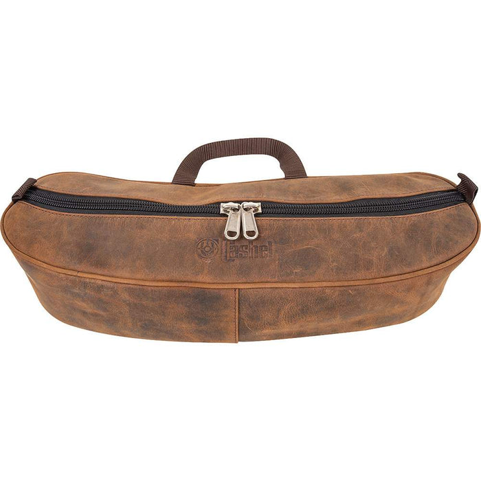 Distressed Leather Cantel Bag
