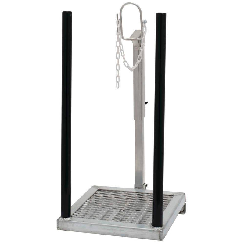 Aluminum Single Show Rail with Posts Complete