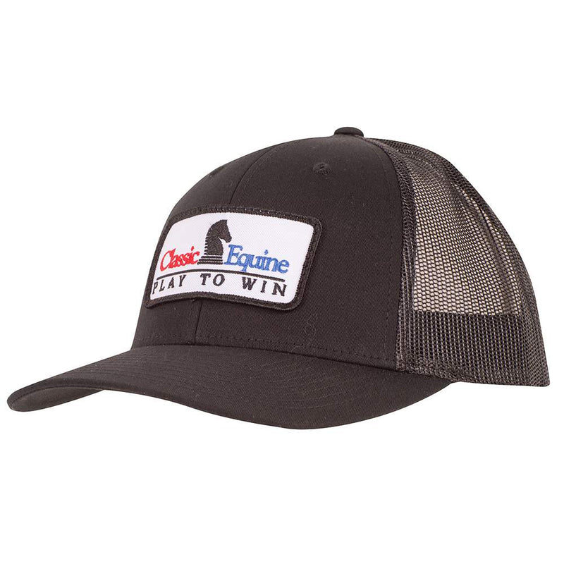 Black Embroidered Patch Logo Cap