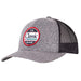 Classic Black Heather/Black Patch Logo Cap