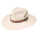 C1H Ivory White Sands 3 3/4" Brim Felt Fashion Hat