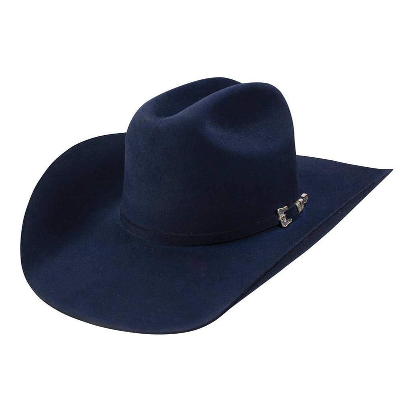 30X Navy Grand 4 1/4" Brim Open Crown Felt Hat