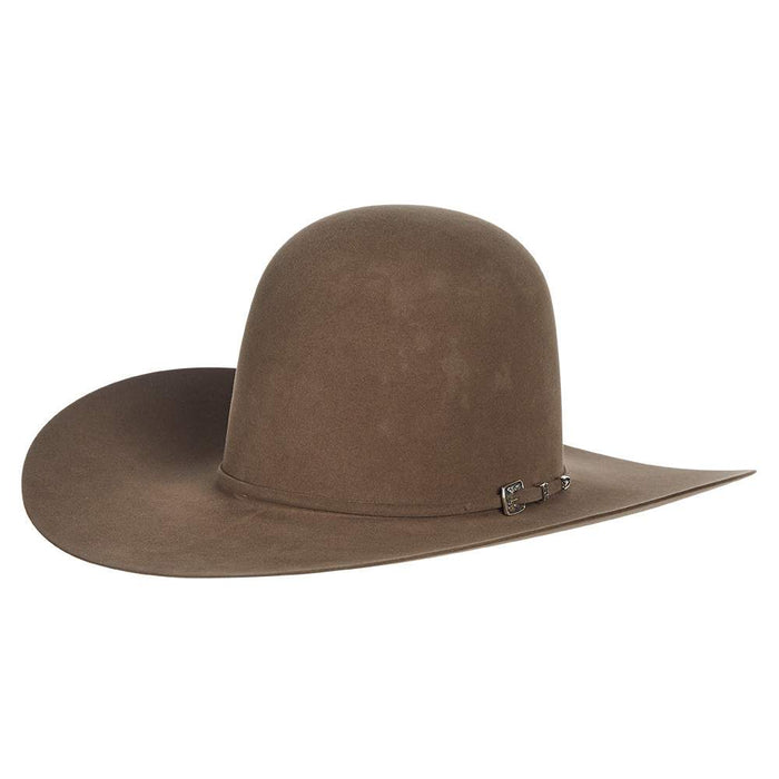 AHC Pecan 100X Self Band 4 1/4" Brim Felt Cowboy Hat