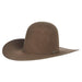 AHC Pecan 100X Self Band 4 1/4" Brim Felt Cowboy Hat