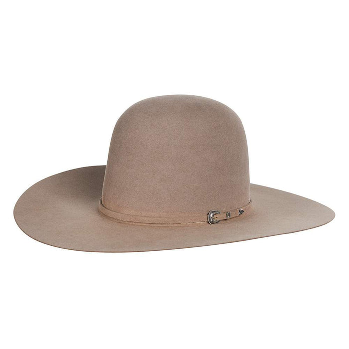 Natural 100X Self Band 4 1/2" Brim Open Crown Felt Cowboy Hat