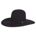 30X Black 4 1/2" Brim Open Crown Felt Cowboy Hat