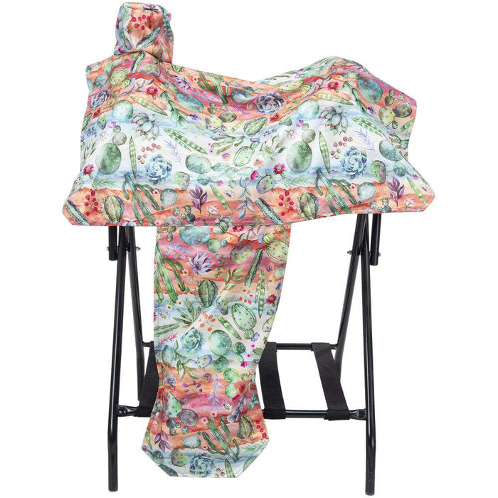 Patterned Nylon Saddle Cover