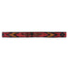 7/8" Beaded Stretch Eagle Black and Red Hat Band