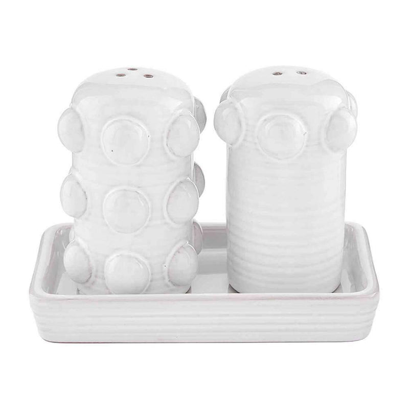 Mud Pie Beaded Salt and Pepper Set