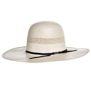 Co 20 Star Premium Shantung Open Crown Two Cord Black Band 4-1/4" Cowboy Hat