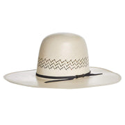 AHC 5200 2 Cord Steel 4 1/4" Brim Open Crown Straw Cowboy Hat