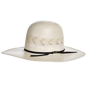 AHC JC4210 2 Cord Black Band 4 1/4" Brim Open Crown Straw Cowboy Hat