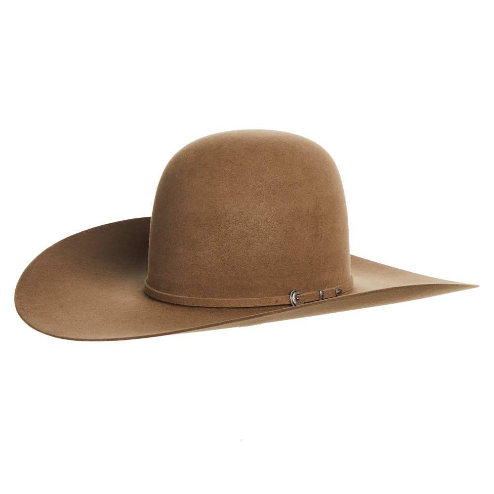 Rodeo King 7X Pecan 5in. Brim Open Crown Felt Cowboy Hat