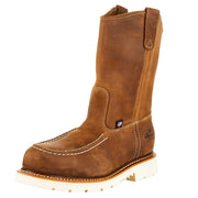 Men`s Crazyhorse Wellington 11` Crazyhorse Top Steel Toe Work Boot