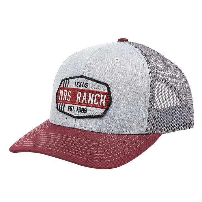 Ranch Grey and Maroon Cap