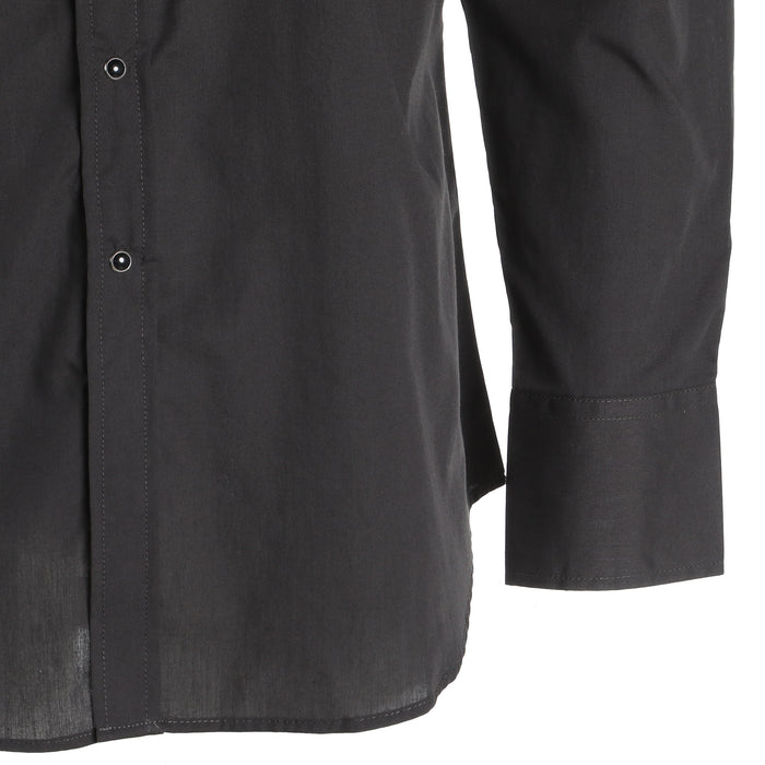 Ely Cattleman Men's Long Sleeve Solid Western Snap Shirt