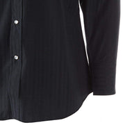 Ely Cattleman Long Sleeve Mens Tone on Tone Black