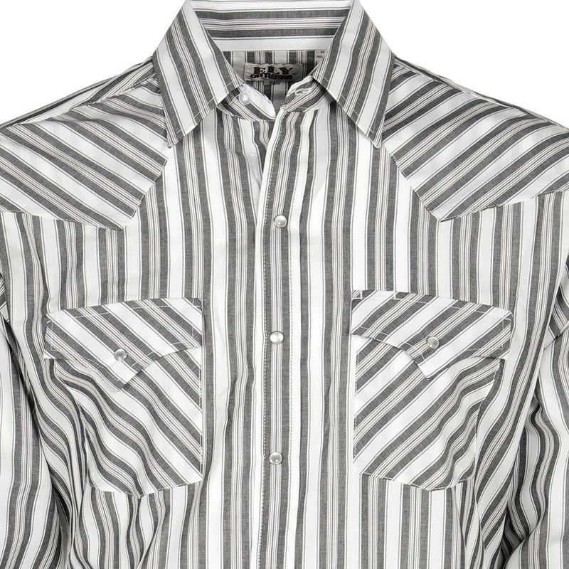 Ely Cattleman Assorted Long Sleeve Light Striped Snap Shirt