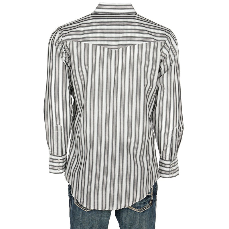 Ely Cattleman Assorted Long Sleeve Light Striped Snap Shirt
