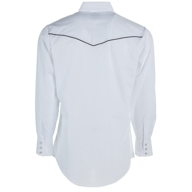 Ely Cattleman Men's Contrast Piping Western Snap Shirt