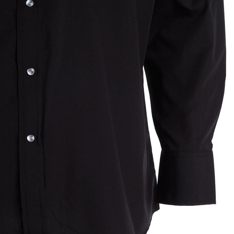 Ely Cattleman Men's Long Sleeve Western Snap Shirt with Contrast Piping